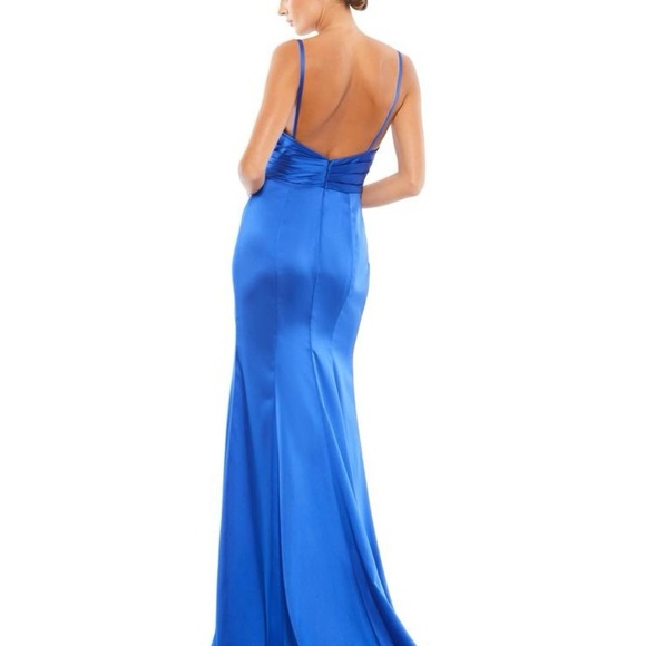Mac Duggal Size 0 Royal Blue style 26264 formal evening gown dress New - Picture 7 of 9